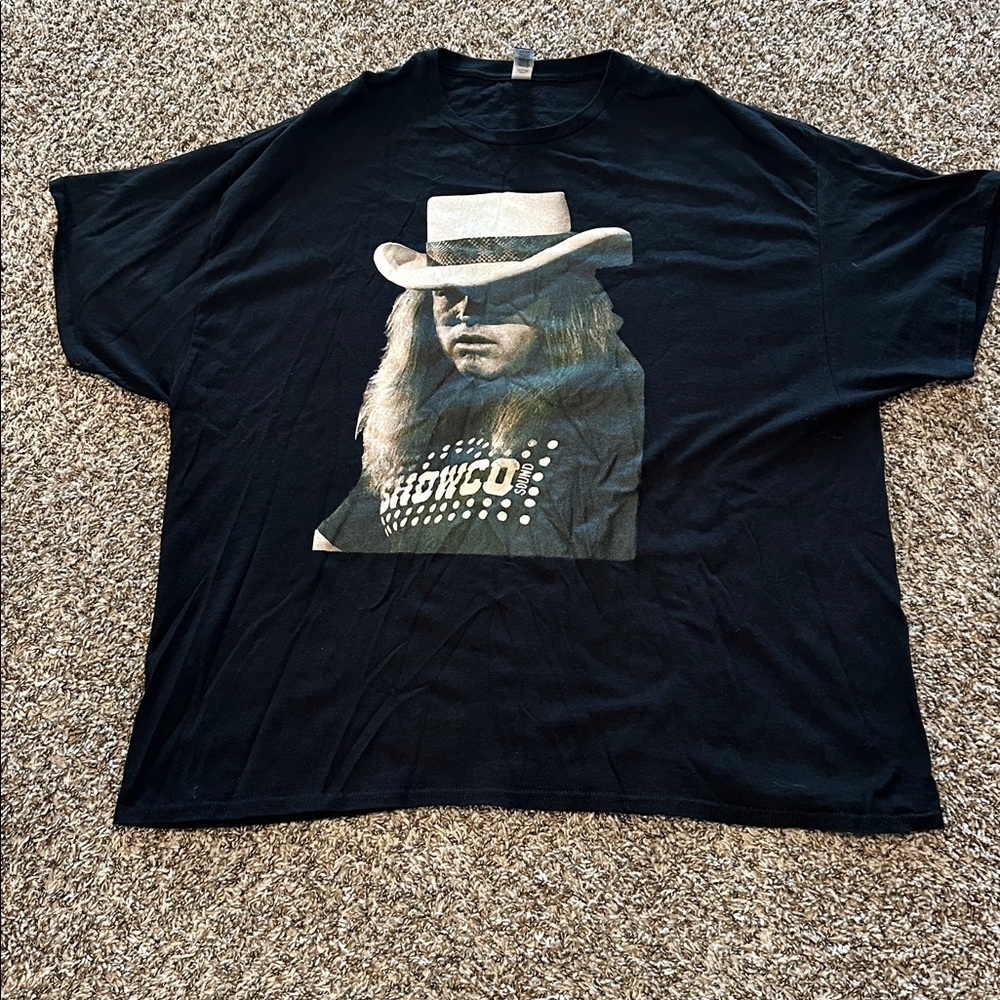 Lynyrd Skynyrd Ronnie Van Zant concert band  T-shirt black big and tall 3xl